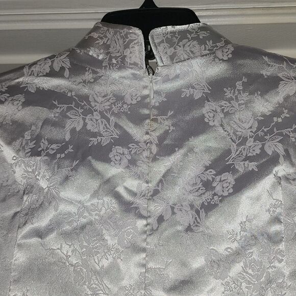 White Asian Maxi Dress - Picture 4 of 6